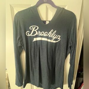 Brooklyn long sleeve shirt with hood